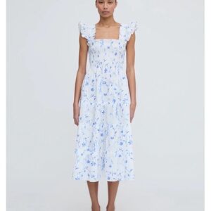 Hill House Ellie Nap Dress in Blue Botanical